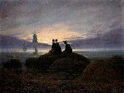 Caspar David Friedrich Moonrise by the Sea painting